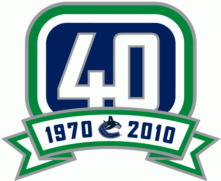 Vancouver Canucks 2010 11 Anniversary Logo iron on paper